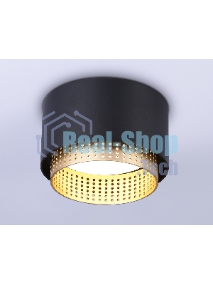 Светильник Ambrella light TN71275 BK/GD черный/золото GX53 max 12W D95*62