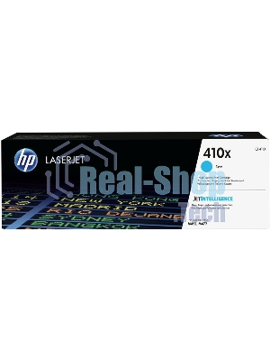 Тонер Картридж HP 410X CF411X голубой для HP LJ Pro M452/M477 (5000 стр.)