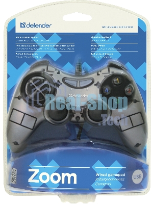 Геймпад Defender Zoom USB Xinput, 10 кнопок, 2 стика
