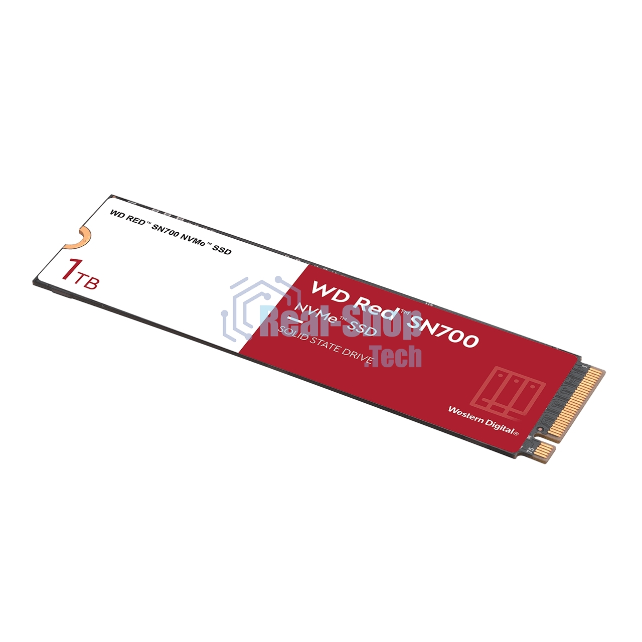 Накопитель SSD WD Red SN700, 1Tb, PCIe 3.0 x4, M.2 2280, NVMe, R/W 3430/3000