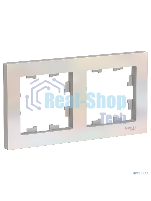 Рамка 2-м AtlasDesign универс. жемчуг SchE ATN000402