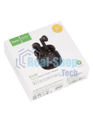 Наушники TWS Hoco ES56 черный, вкладыши, Bluetooth, до 4 ч.