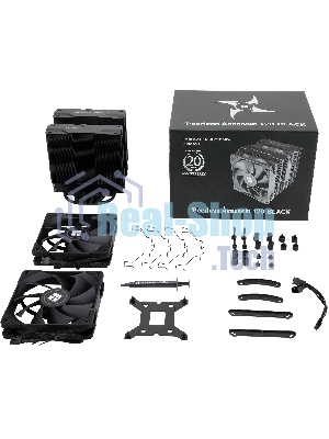 Устройство охлаждения(кулер) Thermalright Peerless Assassin 120 Soc-AM5/AM4/1151/1200/1700 черный 4-pin 25.6dB Al+Cu 750gr Ret (PA120-BLACK)