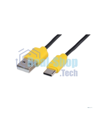 Кабель USB2.0 Гарнизон GCC-USB2-AMCM-1M-BY AM/Type-C, медь,1м, пакет