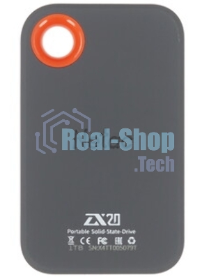 Внешний SSD Netac ZX20 II, 1TB, USB 3.2 Gen 2x2 Type-C, R/W 2000/1800, черный