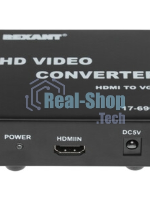 Переходник Rexant 17-6934 HDMI - VGA, 3. 5 mm аудио с питанием