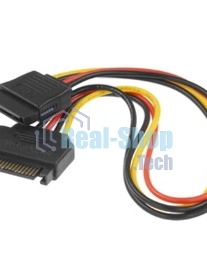 Удлинитель кабеля питания SATA Cablexpert CC-SATAMF-01, 15pin(M)/15pin(F), 30 см