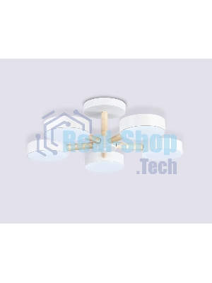 Светильник Ambrella light FL4825/5 WH белый 3000K-6400K 65W D580*160 (ПДУ ИК)