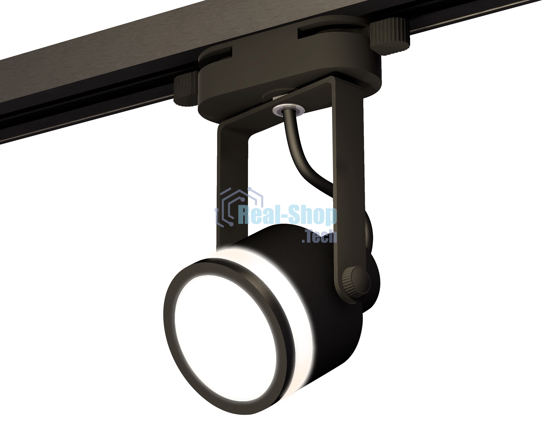 Светильник Ambrella light XT6602080 PBK/SBK/FR черный полированный/черный песок/белый матовый MR16 GU10 (C6602, N6221)