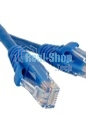 Патч-корд LANMASTER UTP LAN-PC45/U5E-1.0-BL вилка RJ-45-вилка RJ-45 cat.5е 1м синий LSZH (уп.:1шт)