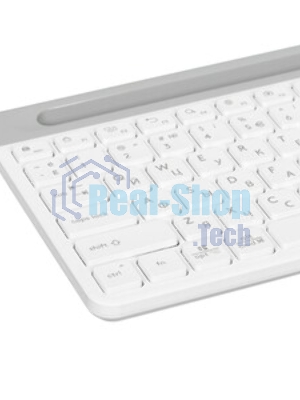 Клавиатура проводная A4Tech Fstyler FK25, USB, белый/серый