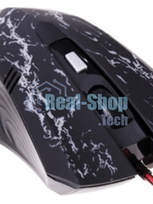 Мышь проводная Crown Gaming CMXG-600 черный, 2200 dpi, USB, кнопки - 6