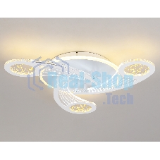 Потолочный светодиодный светильник FA4475/3 WH белый 66W 3000K+BL/4200K+PU/3000K+6400K D560*75 (ПДУ ИК)