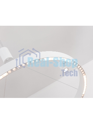 Подвесной светодиодный светильник Ambrella light FL5844/1+3 WH белый 40W 3000K/4200K/6400K D600*1200 (без ПДУ)