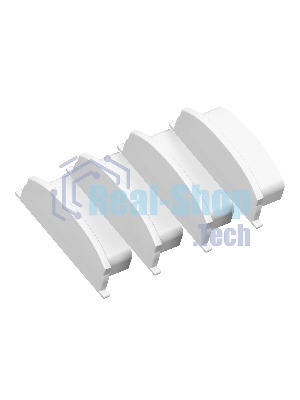 Заглушка для профиля GP8180 WH белый 18*4