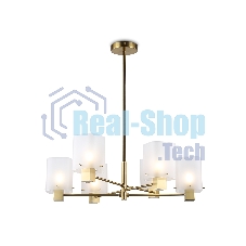 Люстра Ambrella light LH57031/6 BS/SM латунь/дымчатый E14/6 max 40W D690*690
