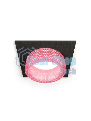 Комплект встраиваемого светильника Ambrella light XC6521042 SBK/PI черный песок/розовый MR16 GU5.3 (C6521, N6152)