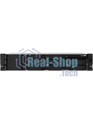 Сетевое хранилище SMB QNAP TS-873AeU-RP-4G NAS 8 HDD trays, 2x 2.5 GbE. 64-bit 4-core AMD V1500B 2,2 GHz, 4 Gb. RAM (1*4 Gb) up to 32Gb (2*16 Gb), 2 x M2 2280 (PCIe Gen3 x 1), 2xPSU W/o rail kit RAIL-B02