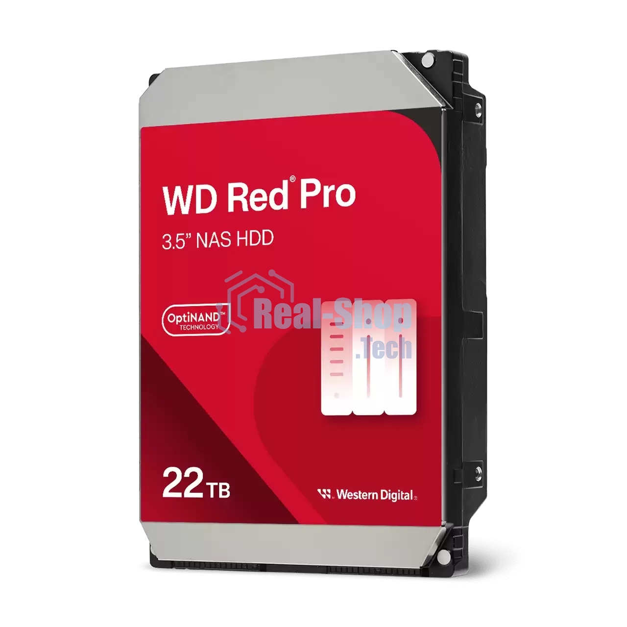 Жесткий диск Western Digital 22Tb 7200 RPM, SATA 6 Gb/s, CMR, 512 MB Cache, 3.5