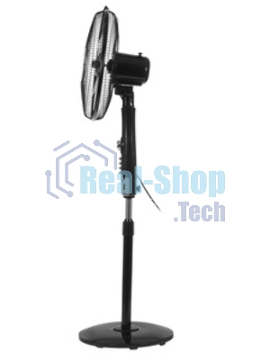 Вентилятор Centek CT-5022 чёрный, напольный, 55 Вт, 3 скорости, 43 см