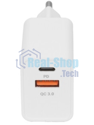 Сетевое зарядное устройство Digma DGW2C 3A PD белый