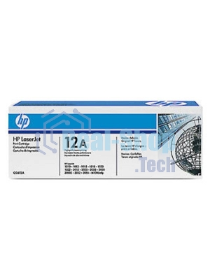 Картридж лазерный HP Q2612A черный для LaserJet 1010/1018/1020/1012/1015/3015/3020/3030 (2000 стр.)