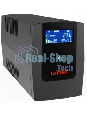 Источник бесперебойного питания ИБП Info LCD 600В.А IEC C13 (3) USB + RJ45 DKC INFOLCD600I