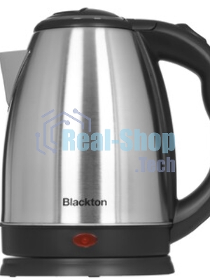 Электрочайник Blackton Bt KT1810S сталь-красный, 1.8 л, 1850 Вт, скрытый нагревательный элемент
