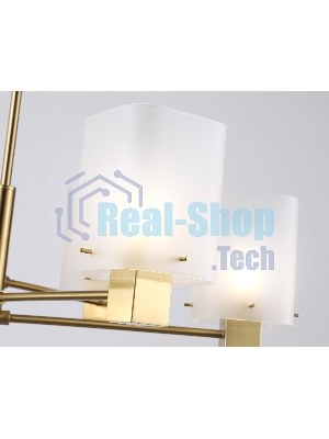 Люстра Ambrella light LH57031/6 BS/SM латунь/дымчатый E14/6 max 40W D690*690