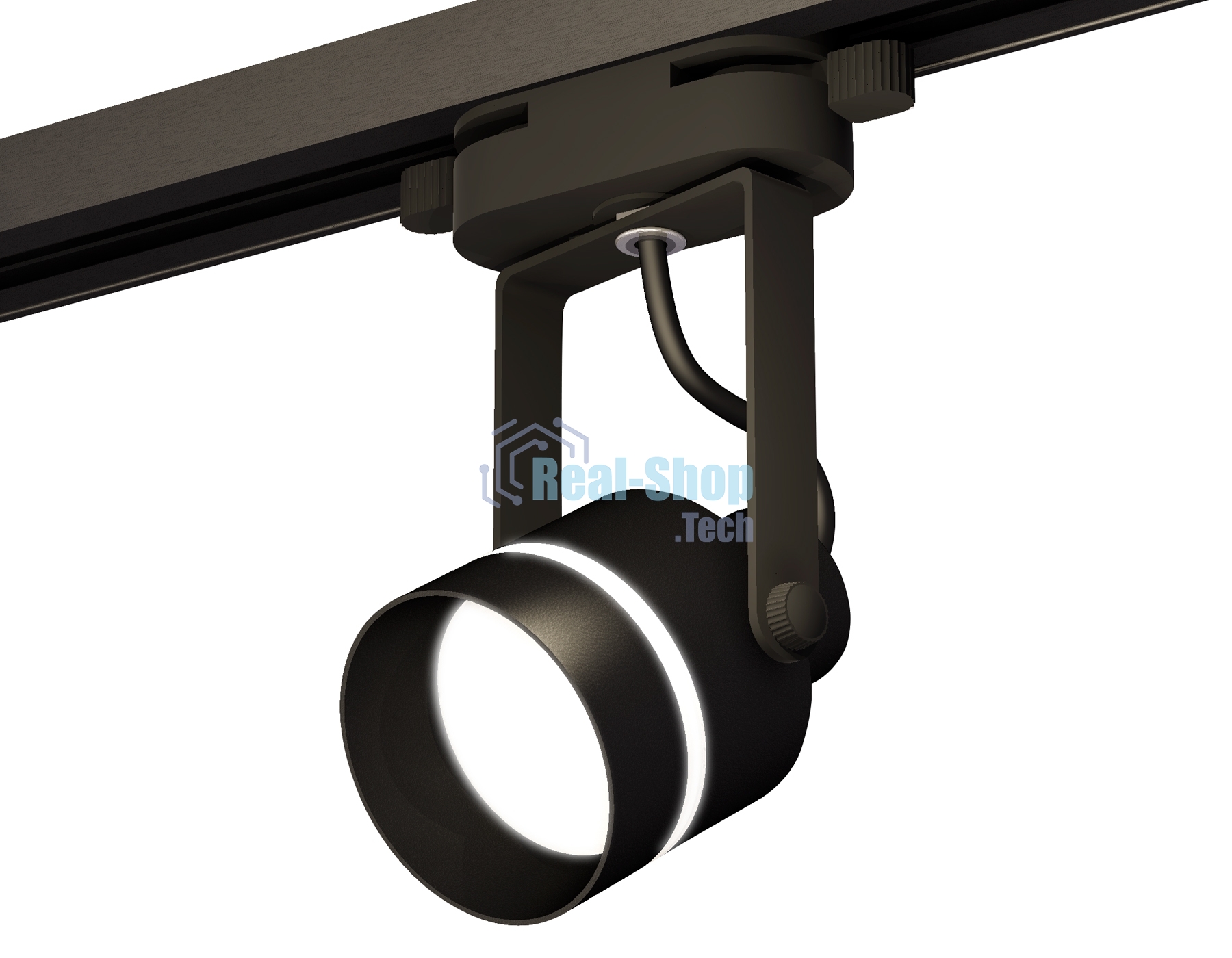 Светильник Ambrella light XT6602081 PBK/SBK/FR черный полированный/черный песок/белый матовый MR16 GU10 (C6602, N6229)