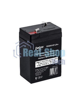 Батарея для ИБП ExeGate EP234535RUS DT 6045/EXG645 (6V 4.5Ah) клеммы F1