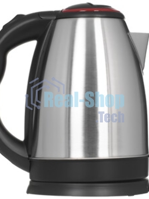 Электрочайник Blackton Bt KT1810S сталь-красный, 1.8 л, 1850 Вт, скрытый нагревательный элемент