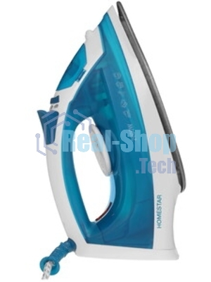 Утюг HomeStar HS-4012 серый/белый, 1800 Вт, 100 г/мин, 190 мл
