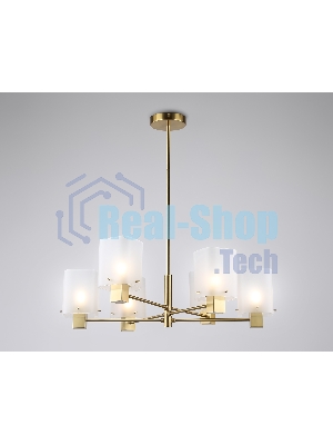 Люстра Ambrella light LH57031/6 BS/SM латунь/дымчатый E14/6 max 40W D690*690