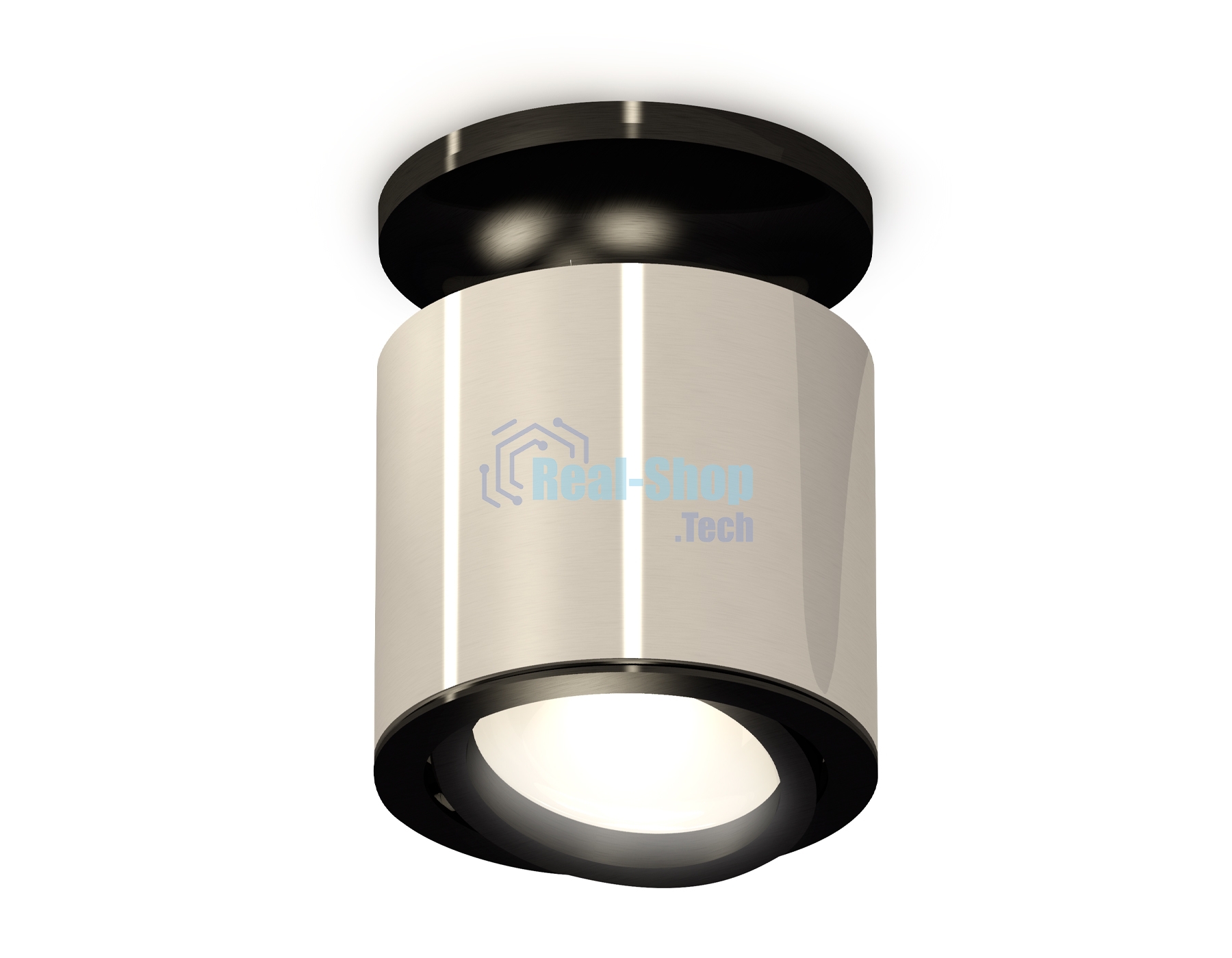 Светильник Ambrella Light XS7405020 PSL/PBK серебро полированное/черный полированный MR16 GU5.3 (N7926, C7405, N7002)