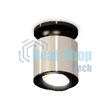 Светильник Ambrella Light XS7405020 PSL/PBK серебро полированное/черный полированный MR16 GU5.3 (N7926, C7405, N7002)