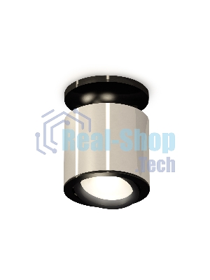 Светильник Ambrella Light XS7405020 PSL/PBK серебро полированное/черный полированный MR16 GU5.3 (N7926, C7405, N7002)