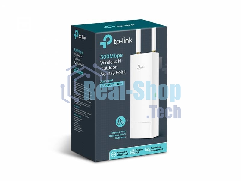 Беспроводная наружная точка доступа серии N TP-Link SMB EAP110-Outdoor скорость до 300 Мбит/с