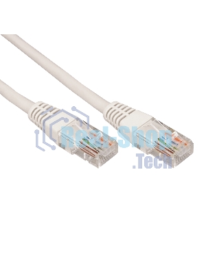Патч-корд U/UTP Rexant cat.6a (10G), RJ45-RJ45, неэкранированный, 28AWG, LSZH, серый, 5 м