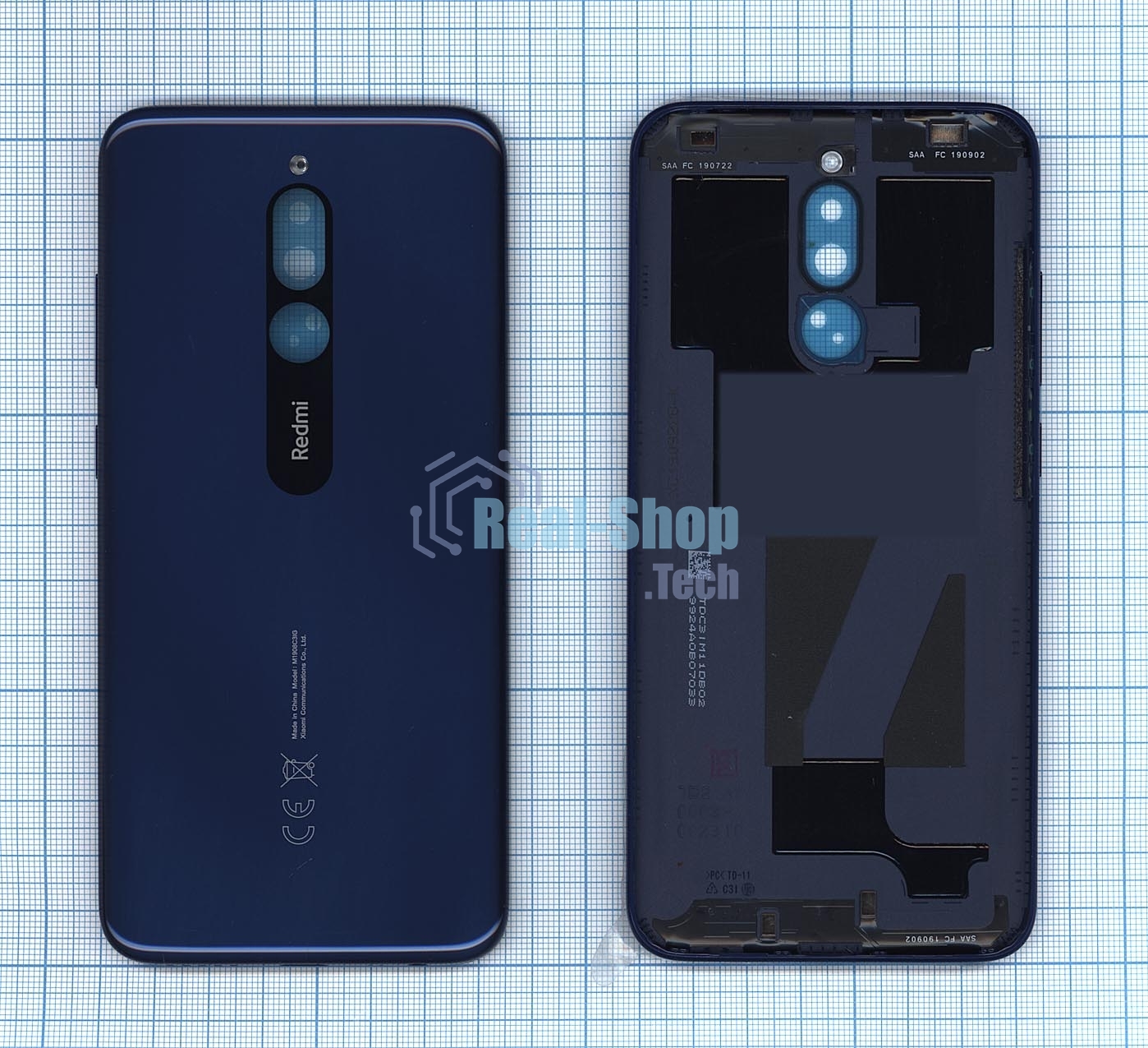Задняя крышка для Xiaomi Redmi 8 синий