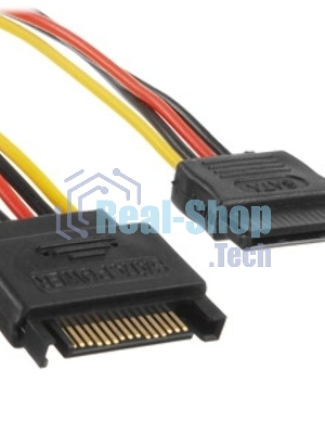 Удлинитель кабеля питания SATA Cablexpert CC-SATAMF-02, 15pin(M)/15pin(F), 50 см