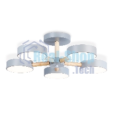 Светильник Ambrella light FL4826/5 GR серый 3000K-6400K 65W D580*160 (ПДУ ИК)