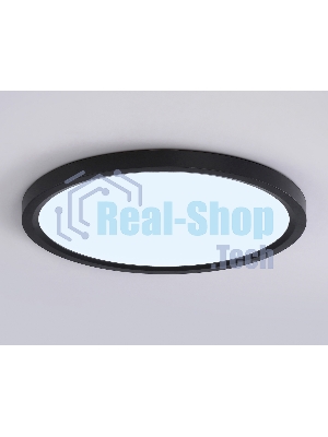 Светильник светодиодный ультратонкий Ambrella light FZ1908 BK черный IP54 35W 3000K-6500K CCT-переключатель D450*25 (Без ПДУ)