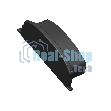 Заглушка для профиля GP8210 BK черный 18*4