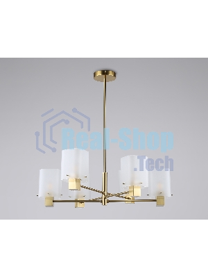 Люстра Ambrella light LH57031/6 BS/SM латунь/дымчатый E14/6 max 40W D690*690