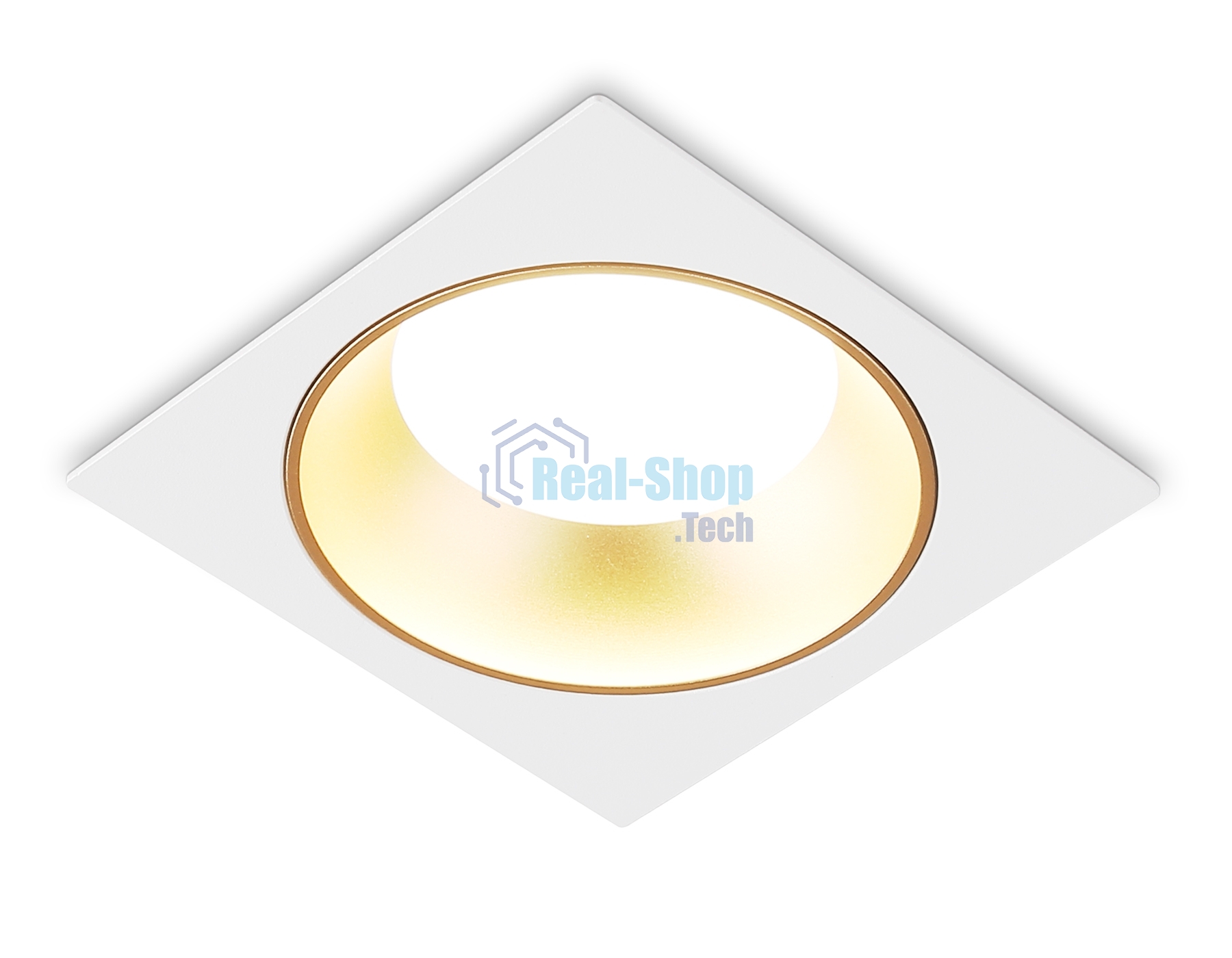 Светильник Ambrella light TN52338 SWH/SGD белый песок/золото песок GX53 max 12W 115*115*25