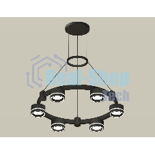 Светильник Ambrella light XR92051201/6 SBK/FR черный песок/белый матовый GX53  (A9205, C9232, N8434)