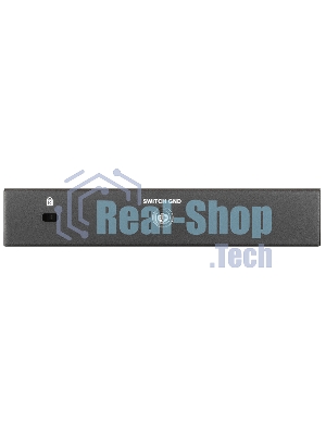 Коммутатор D-Link DGS-1100-05PDV2/A1A, L2 Smart Switch with 4 10/100/1000Base-T ports and 1 10/100/1000Base-T PD port(2 PoE ports 802.3af (15,4 W), PoE Budget 18W from 802.3at/8W from 802.3af).2K Mac address,