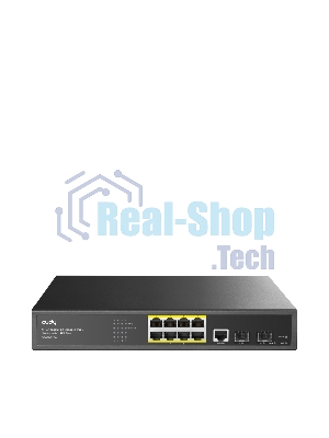 Коммутатор Cudy GS2008PS2, 8×1 Гбит/с, 2×1 Гбит/с SFP