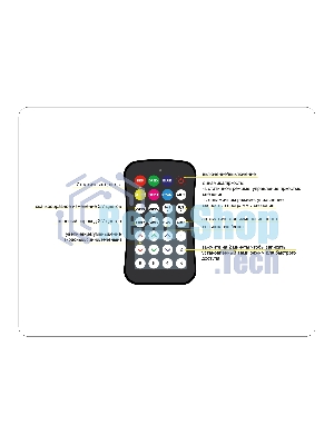 Контроллер GS11551 WIFI Tuya RGB 24A 12V 288W/ 24V 576W (ПДУ Радио 2.4G CR2025)